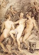 GOES, Hugo van der Venus between Ceres and Bacchus dsg oil painting artist